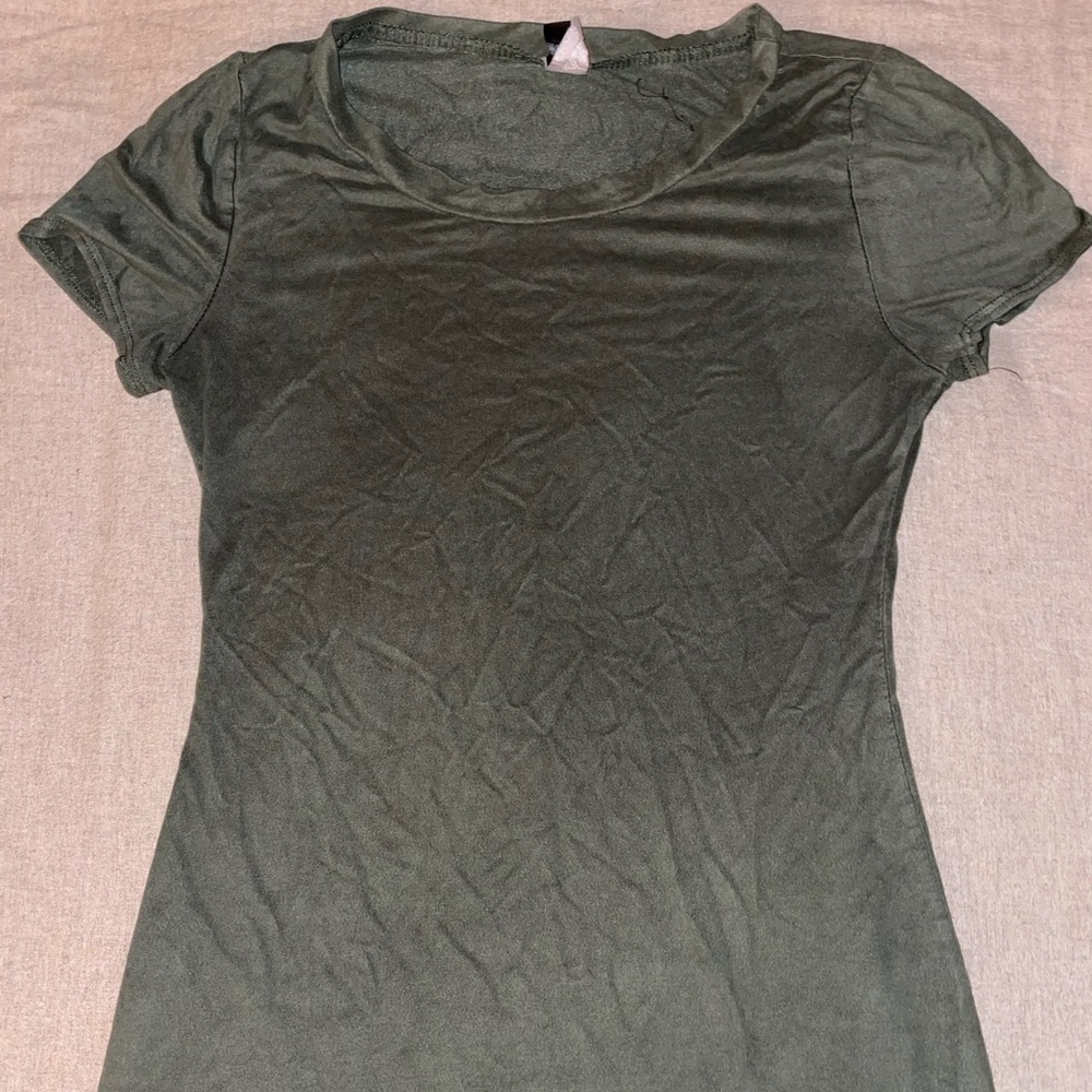 Olive green shirt
